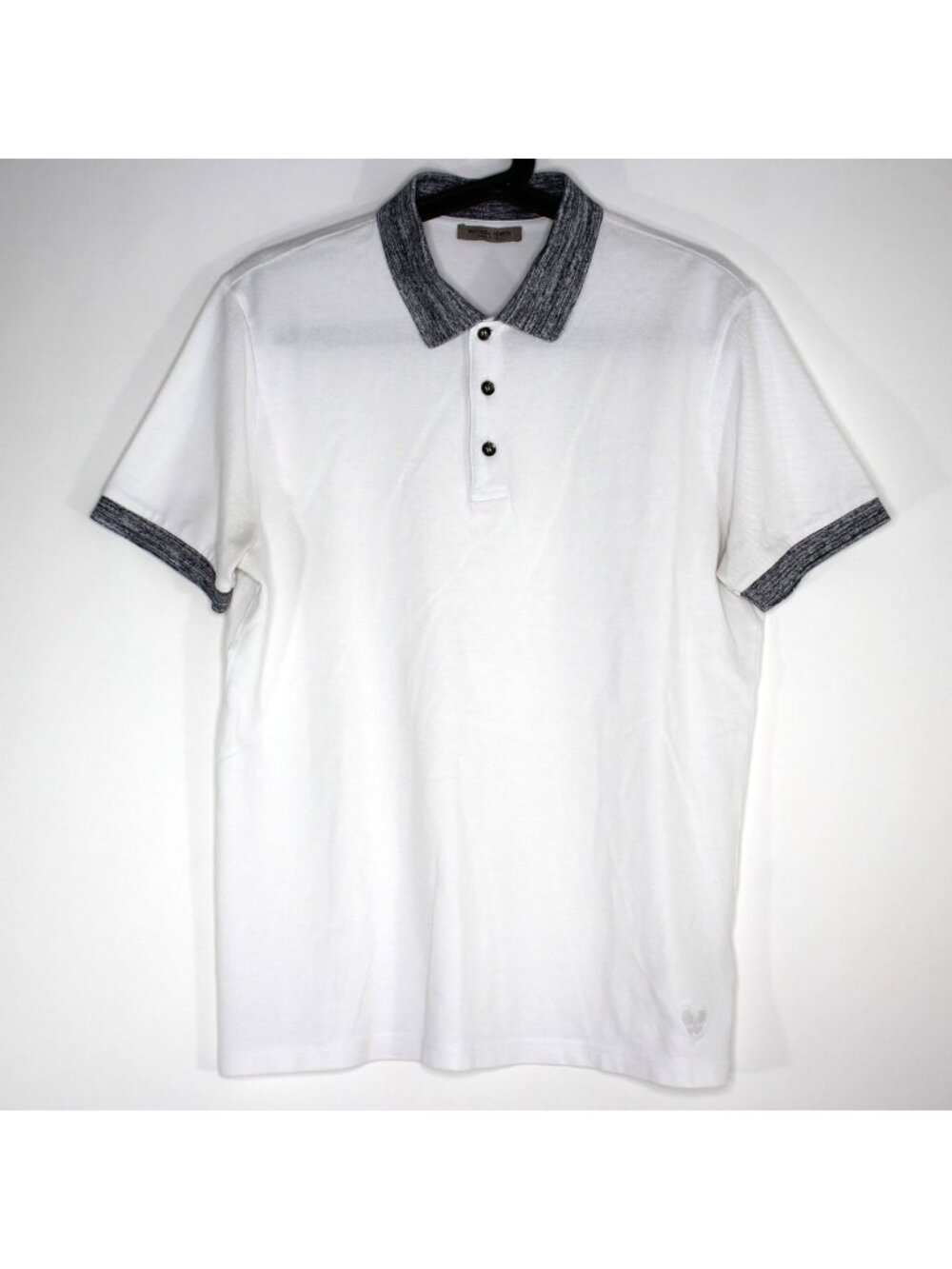 Bottega Veneta Mens Large Embroidered Butterfly Polo Shirt O994